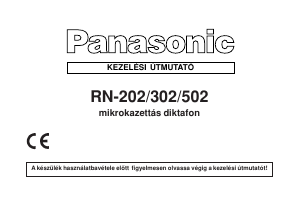 Használati útmutató Panasonic RN-502 Hangrögzítő