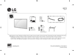 Manual LG 49UJ634V LED Television