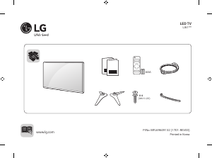 Bedienungsanleitung LG 55LJ615V LED fernseher