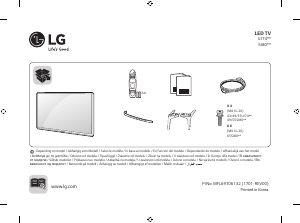 Handleiding LG 55SJ800V LED televisie
