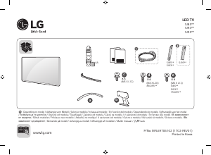 Bedienungsanleitung LG 75SJ955V LED fernseher