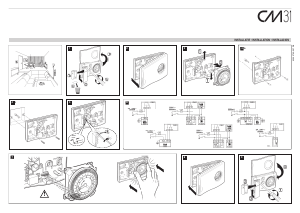 Manual de uso Honeywell CM31 Termostato