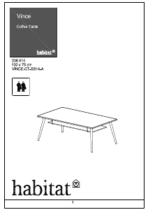 说明书 HabitatVince咖啡桌