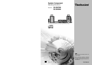 Handleiding Technics SC-EH590EB Home cinema set