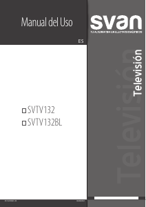 Manual de uso Svan SVTV132BL Televisor de LED