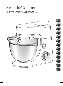 Manual Moulinex QA518G10 Stand Mixer