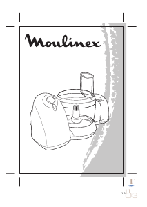 Manual de uso Moulinex DFB341 Robot de cocina