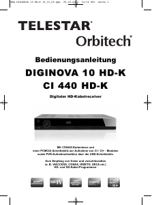 Bedienungsanleitung Orbitech Diginova 10 HD-K Digital-receiver