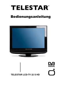 Bedienungsanleitung Telestar 22 S HD LCD fernseher