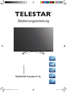 Bedienungsanleitung Telestar Visioflat 47 SL LCD fernseher