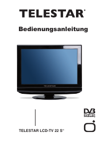 Bedienungsanleitung Telestar 22 S LCD fernseher
