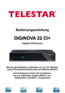 Bedienungsanleitung Telestar DIGINOVA 22 CI+ Digital-receiver