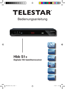 Bedienungsanleitung Telestar Hbb S1+ Digital-receiver