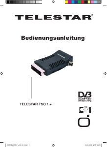Bedienungsanleitung Telestar TSC 1+ Digital-receiver