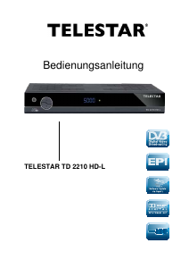 Bedienungsanleitung Telestar TD 2210 HD-L Digital-receiver