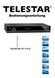 Bedienungsanleitung Telestar TD 1110 S Digital-receiver