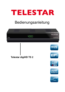Bedienungsanleitung Telestar digiHD TS2 Digital-receiver