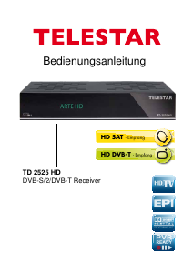 Bedienungsanleitung Telestar TD 2525 HD Digital-receiver