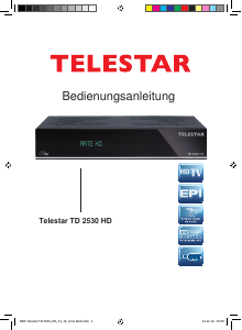 Bedienungsanleitung Telestar TD 2530 HD Digital-receiver