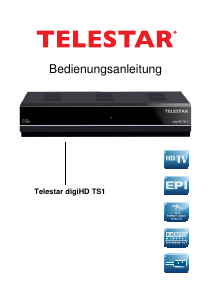 Bedienungsanleitung Telestar digiHD TS1 Digital-receiver