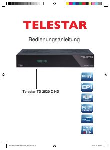 Bedienungsanleitung Telestar TD 2520 C HD Digital-receiver