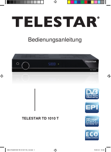 Bedienungsanleitung Telestar TD 1010 T Digital-receiver