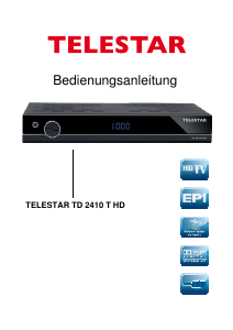 Bedienungsanleitung Telestar TD 2410 T HD Digital-receiver
