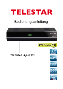 Bedienungsanleitung Telestar digiHD TT2 Digital-receiver