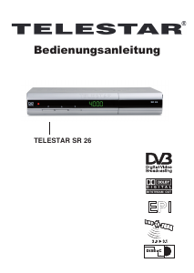 Bedienungsanleitung Telestar SR 26 Digital-receiver