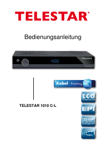 Bedienungsanleitung Telestar TD 1010 C-L Digital-receiver