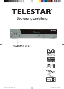 Bedienungsanleitung Telestar SR 27 Digital-receiver