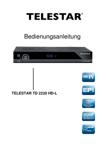 Bedienungsanleitung Telestar TD 2220 HD-L Digital-receiver