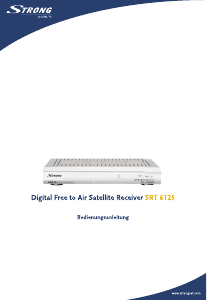 Bedienungsanleitung Strong SRT 6125 Digital-receiver