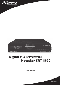 Manual Strong SRT 8900 Digital Receiver