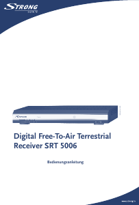 Bedienungsanleitung Strong SRT 5006 Digital-receiver