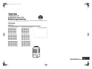 Bedienungsanleitung Toshiba MMY-MAP1204HT8ZG-E Klimagerät