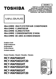 Manual Toshiba MCY-MAP0501HT2D Air Conditioner