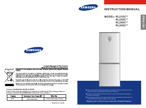 Handleiding Samsung RL24DCSW Koel-vries combinatie