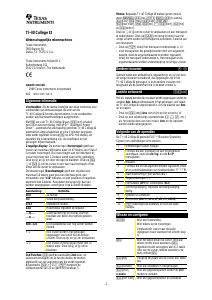 Handleiding Texas Instruments TI-40 College II Rekenmachine