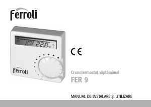 Manual Ferroli FER 9 Termostat