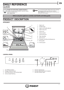 Manual Indesit DFG 15B1.1 UK Dishwasher