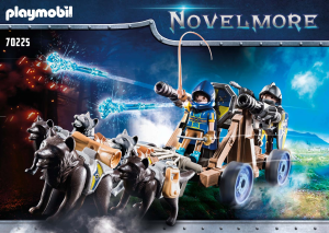 Manuale Playmobil set 70225 Novelmore Squadra dei lupi di Novelmore