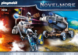 Bedienungsanleitung Playmobil set 70224 Novelmore Novelmore Geniale Wasserballiste