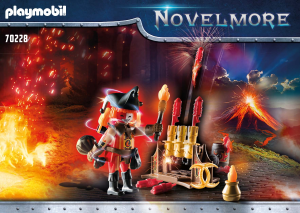 Manual de uso Playmobil set 70228 Novelmore Maestro de Fuego Bandidos Burnham