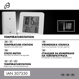 Manual Auriol IAN 307350 Stație meteo