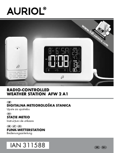 Bedienungsanleitung Auriol AFW 1 A1 Wetterstation