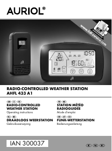 Bedienungsanleitung Auriol AHFL 433 A1 Wetterstation