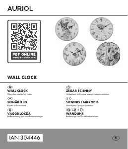 Manual Auriol IAN 304446 Clock