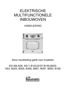 Handleiding Baumatic B190 Oven