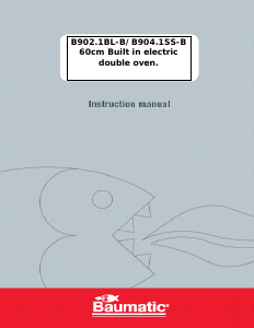 Handleiding Baumatic B902.1BL-B Oven